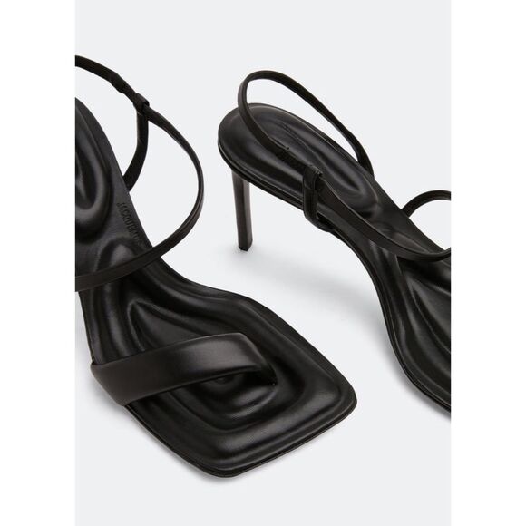 RARE JACQUEMUS Les Limone Sandals in Black - Picture 4 of 9